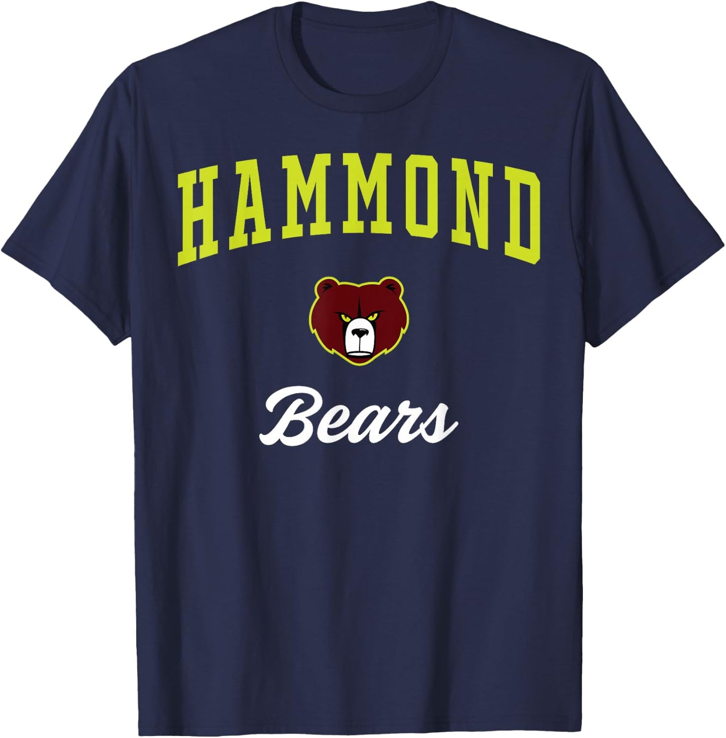 Hammond High School Bears T-Shirt - T-Shirt | Navy