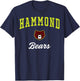Hammond High School Bears T-Shirt - T-Shirt | Navy
