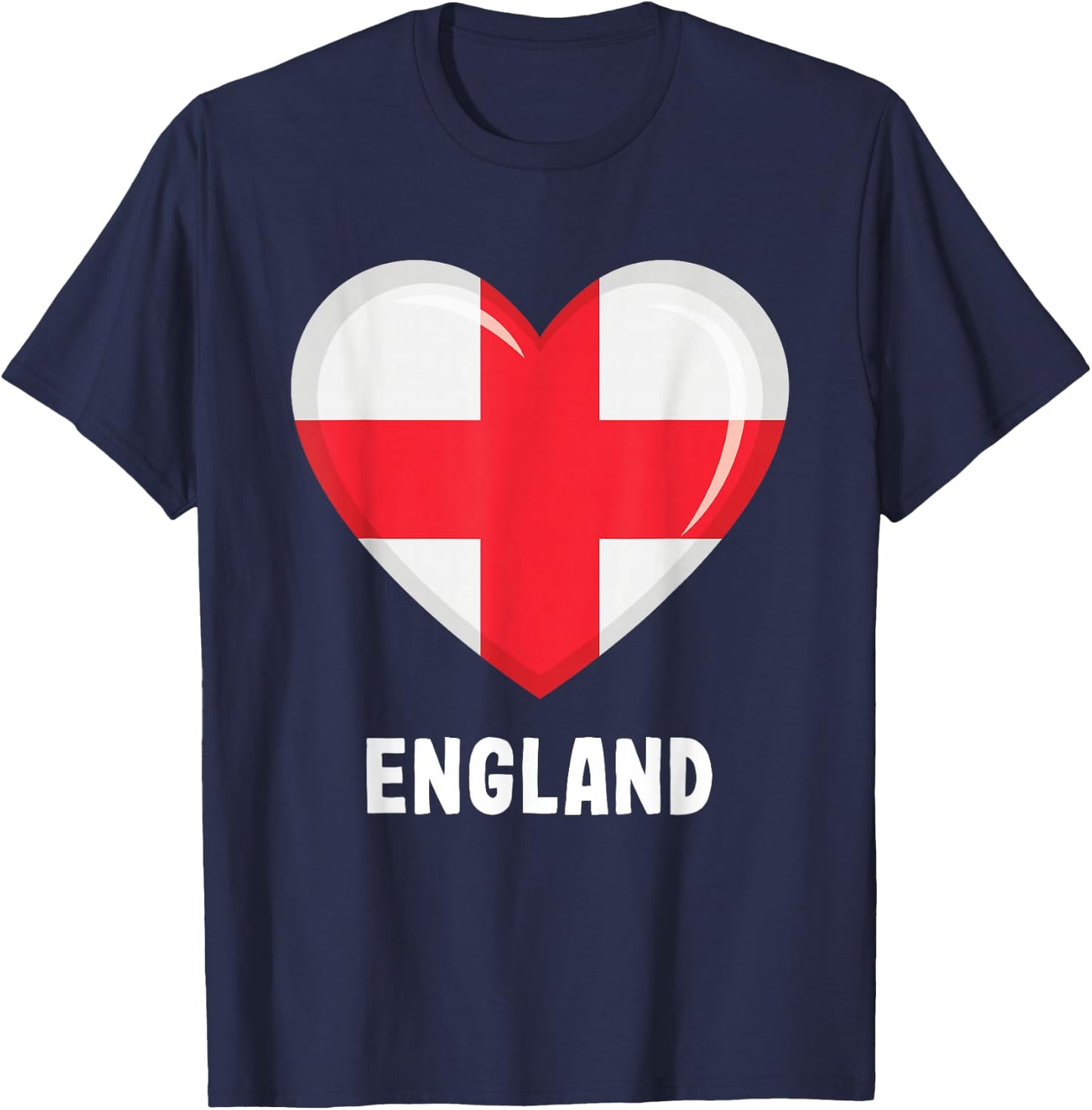 England Flag Jersey | English T-Shirt - T-Shirt | Navy