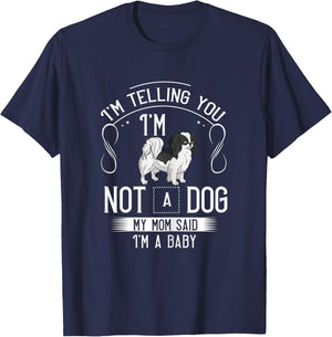 Japanese Chin Dog Puppies Owner Lover T-Shirt - T-Shirt | Navy