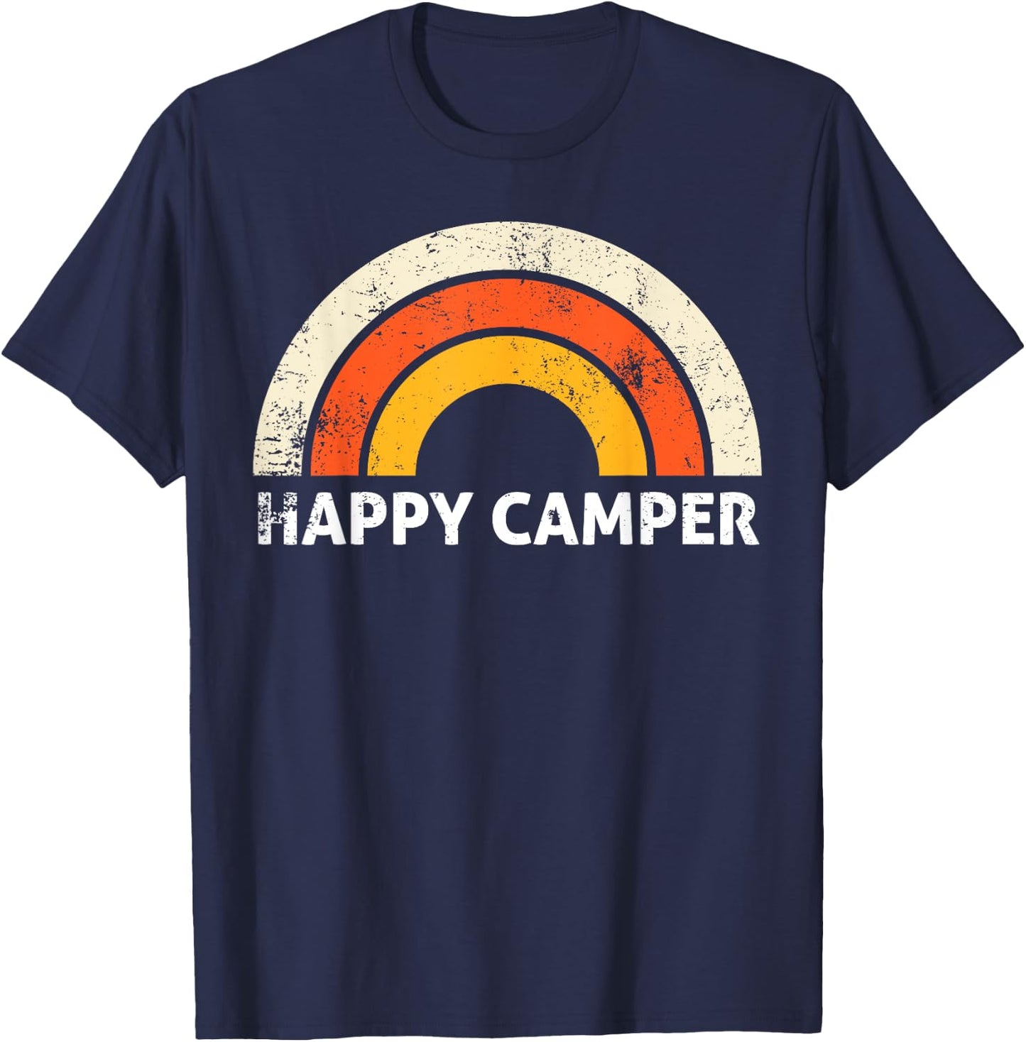 Happy Camper Shirt. Shirts Shirts Graphic T-Shirt - T-Shirt | Navy