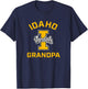 University of Idaho Vandals Arched Grandpa T-Shirt - T-Shirt | Navy