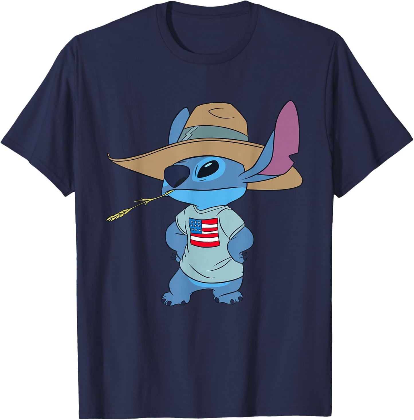 Disney Lilo and Stitch Americana T-Shirt - T-Shirt | Navy