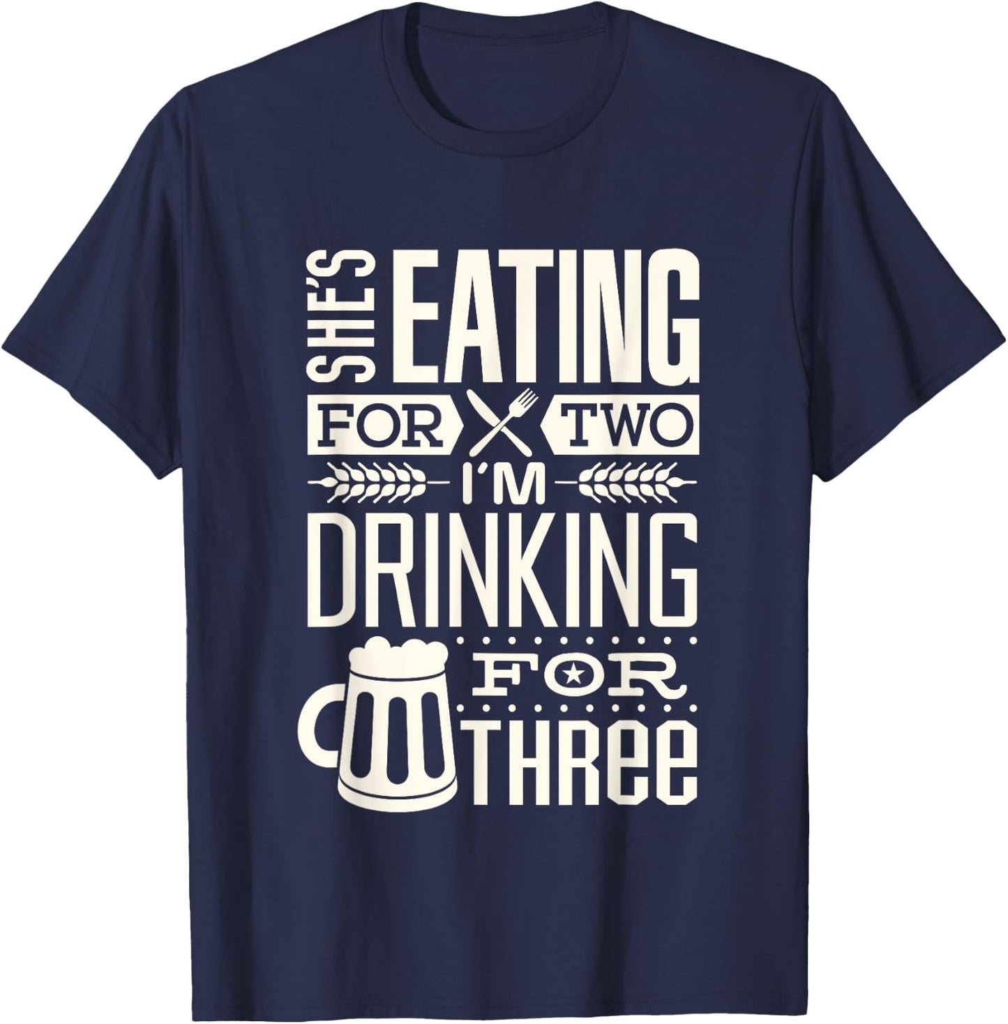 Funny Expecting Dad shirt for pregnancy New Dad father T-Shirt - T-Shirt | Navy