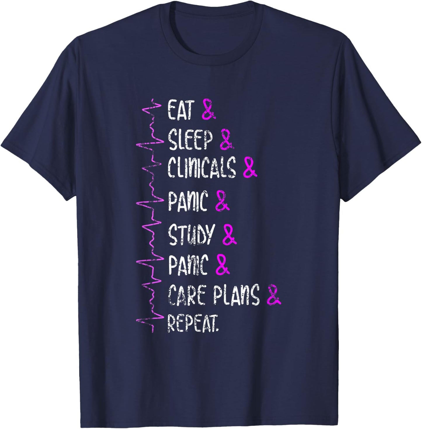 Funny Nurse School Nurse T-Shirt - T-Shirt | Navy