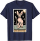 Sphynx Cat Tarot Card Hairless Cat Mom Cat Dad Women's Men's , Small, Black T-Shirt - T-Shirt | Navy