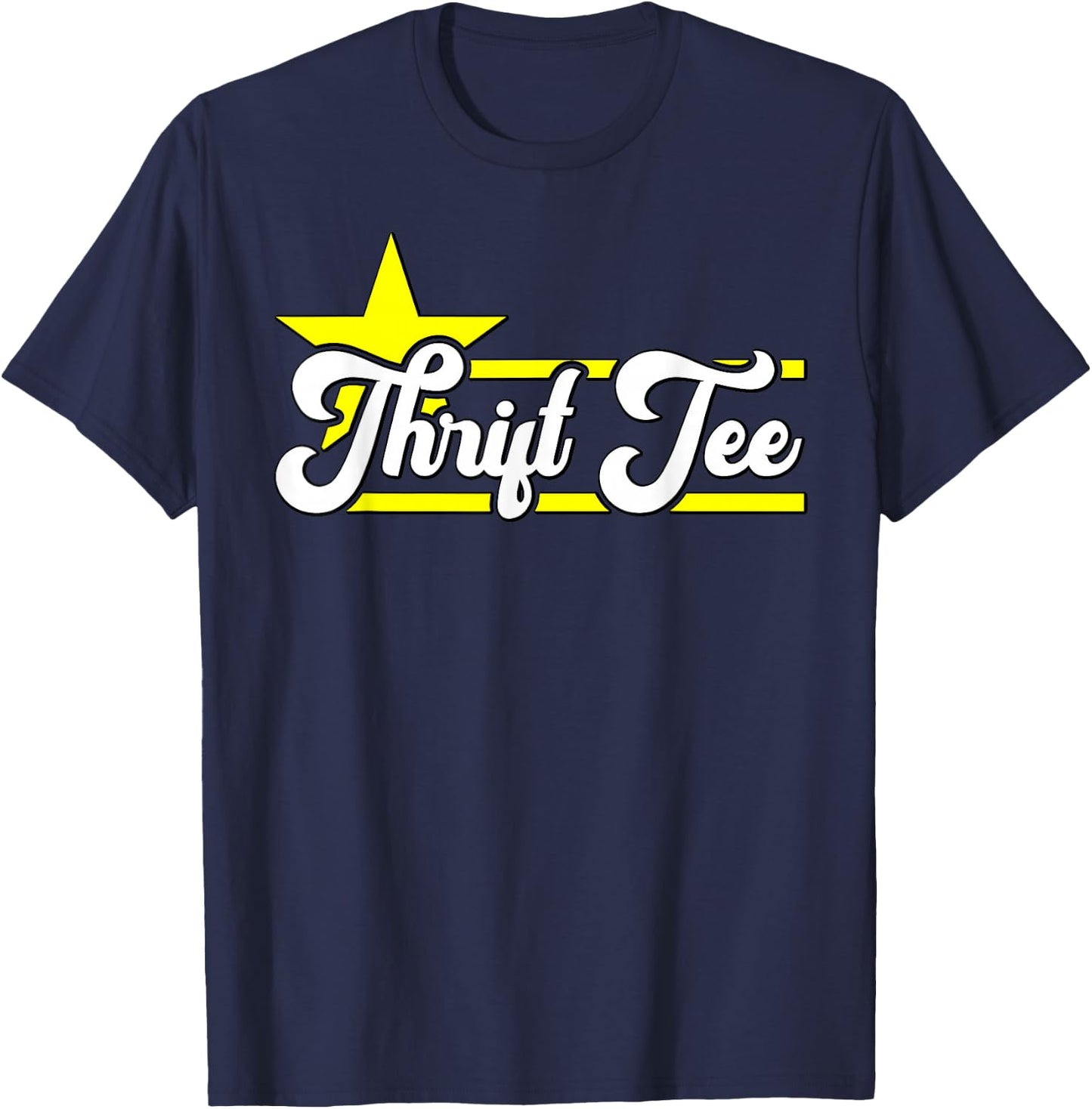 Thrifting Thrift Store Shop Thrift T-Shirt - T-Shirt | Navy