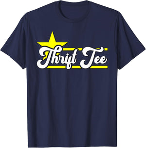 Thrifting Thrift Store Shop Thrift T-Shirt - T-Shirt | Navy