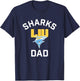 Long Island University LIU Blackbirds Arched Dad T-Shirt - T-Shirt | Navy