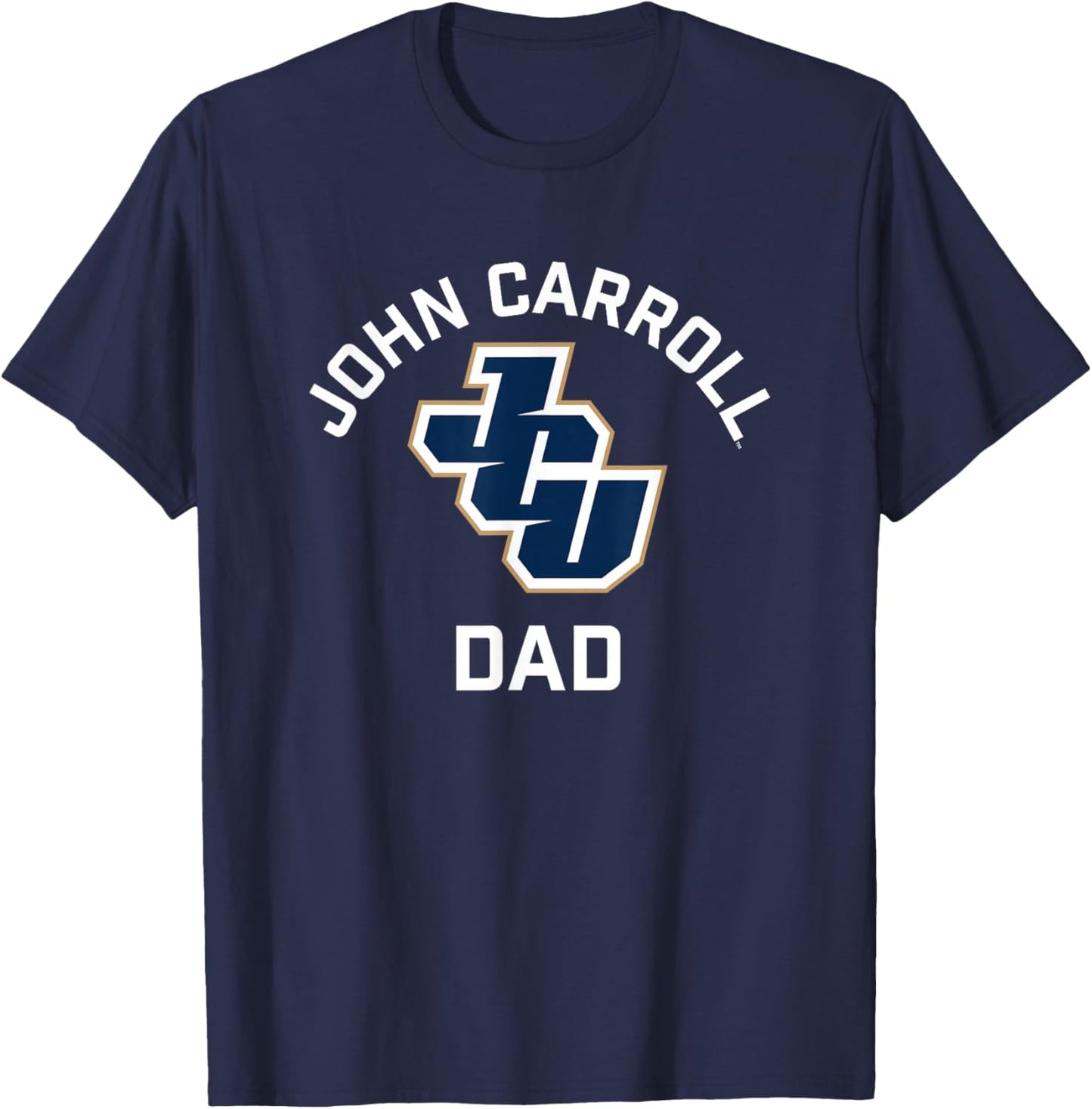 John Carroll University Blue Streaks Arched Dad T-Shirt - T-Shirt | Navy