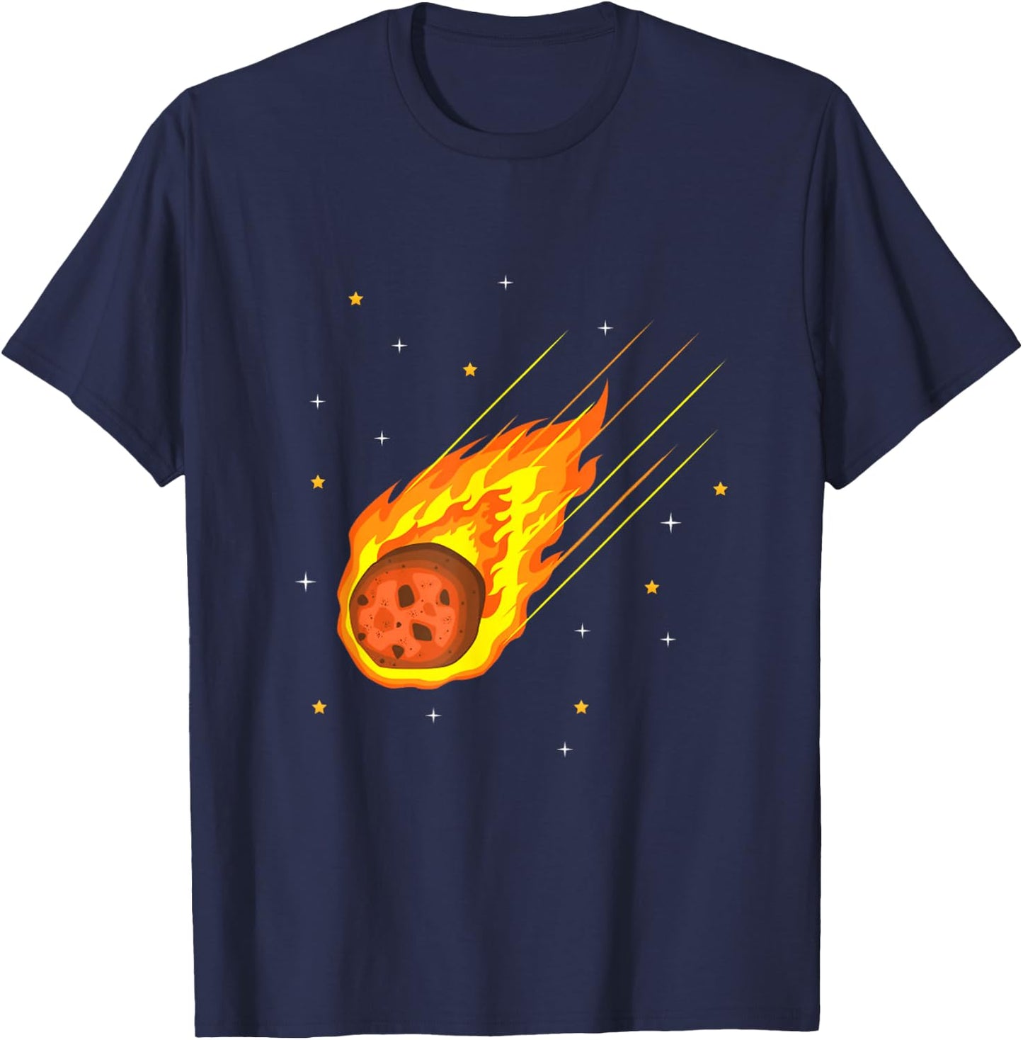 Meteorite Asteroid Comets Meteor Shower Space Meteors T-Shirt - T-Shirt | Navy