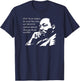 Our Lives Begin to End The Day We Become Silent MLK Day T-Shirt - T-Shirt | Navy