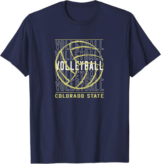 Volleyball Colorado State T-Shirt - T-Shirt | Navy