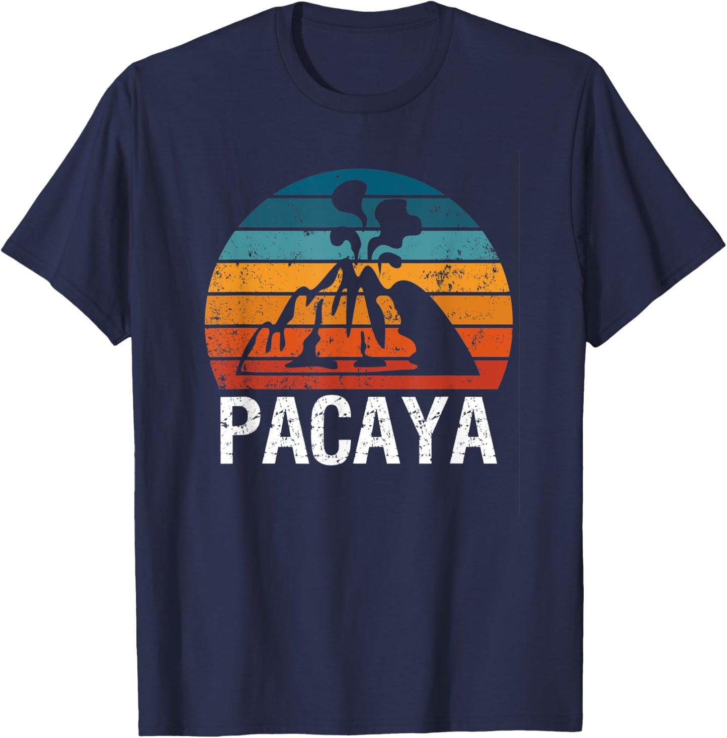 Pacaya Lava Volcano Eruption Magma Guatemala Volcanology Fun T-Shirt - T-Shirt | Navy