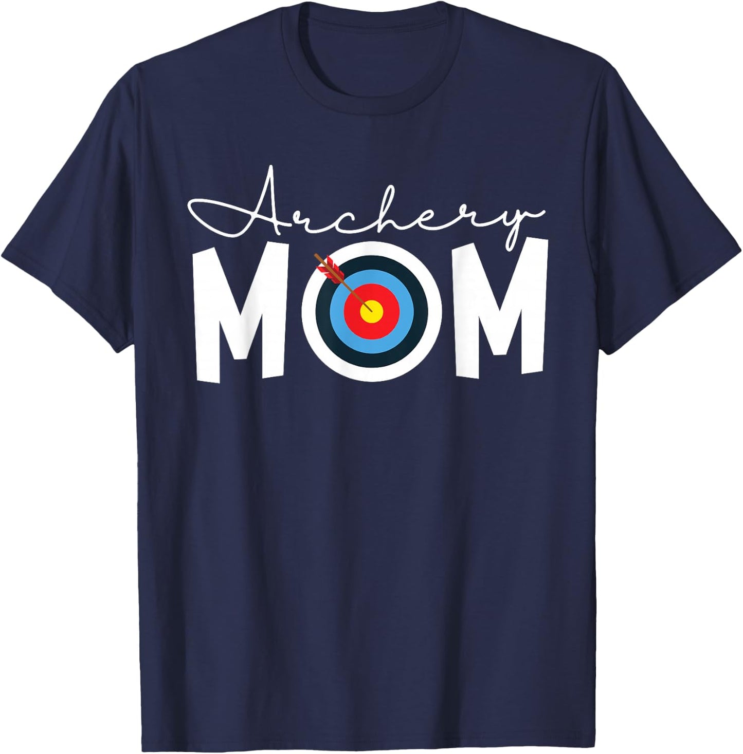 Archery Mom Bow Arrow Shooting Sports Hunter Women T-Shirt - T-Shirt | Navy