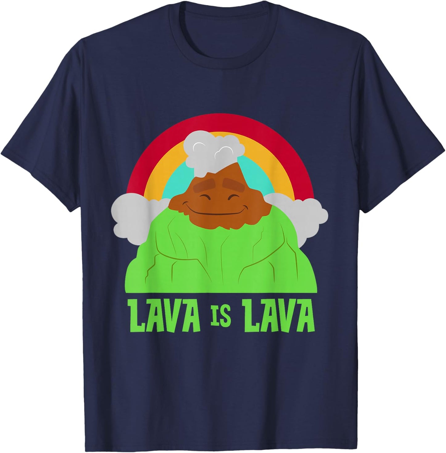 Disney and Pixar's Lava is Lava Rainbow T-Shirt - T-Shirt | Navy
