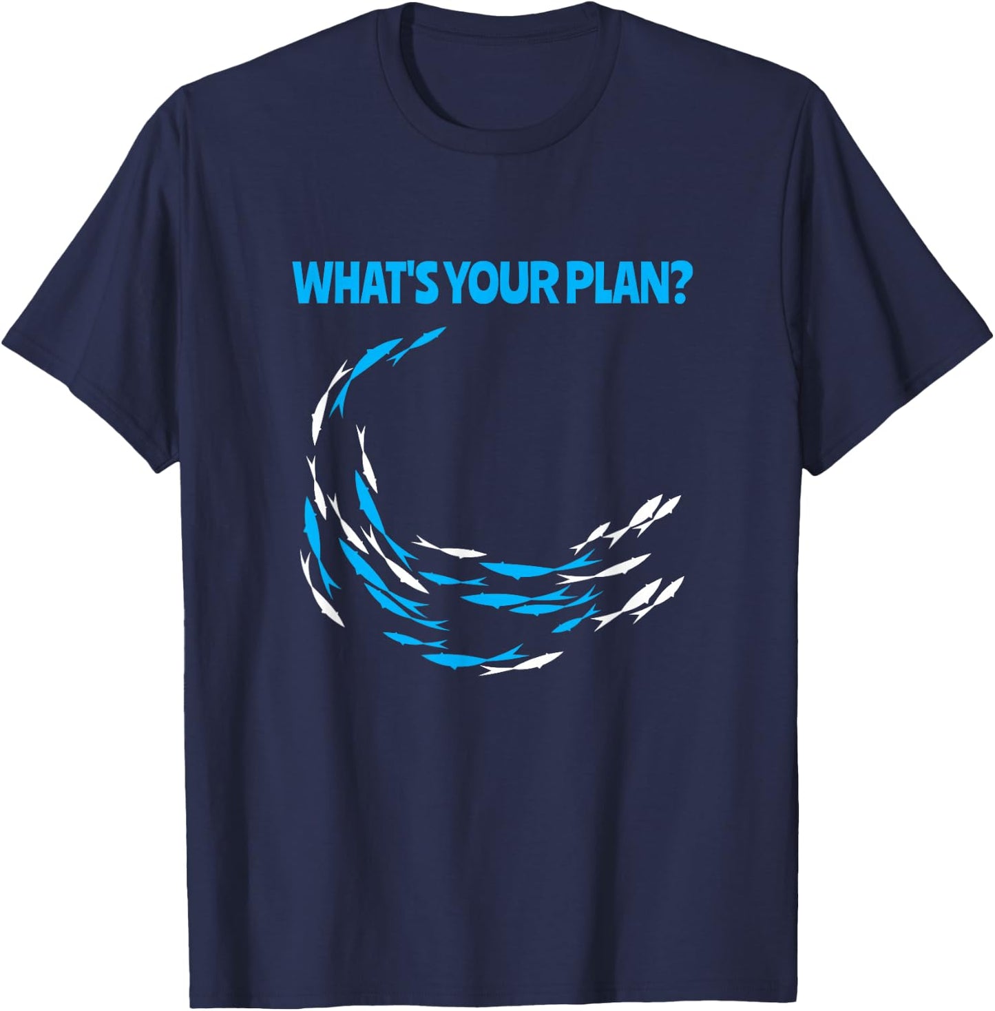 Against the Current, What's Your Plan T-Shirt - T-Shirt | Navy