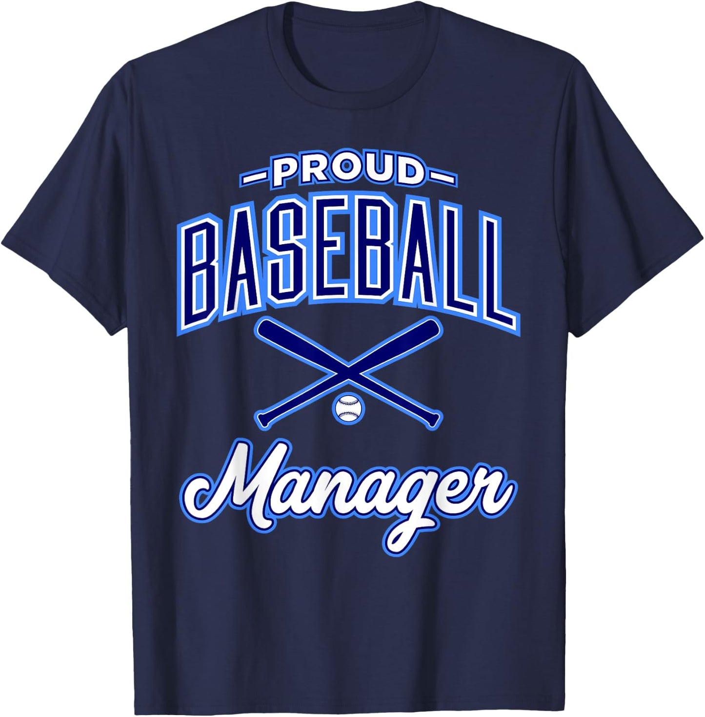 Baseball Manager T-Shirt - T-Shirt | Navy