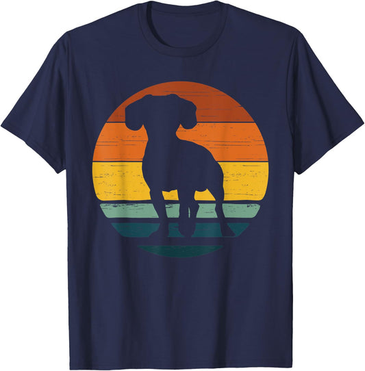 Cav-a-Jack Vintage Retro Mom Dad Dog Gift Men Women Kids T-Shirt - T-Shirt | Navy