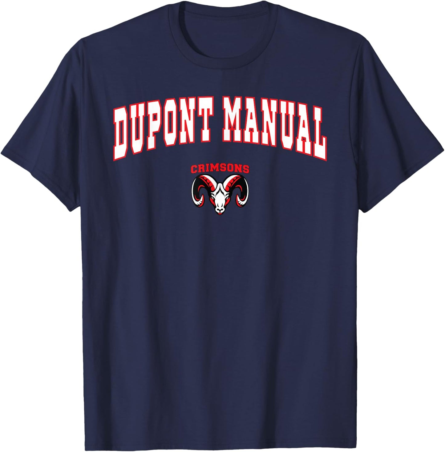 Dupont Manual High School Rams T-Shirt - T-Shirt | Navy