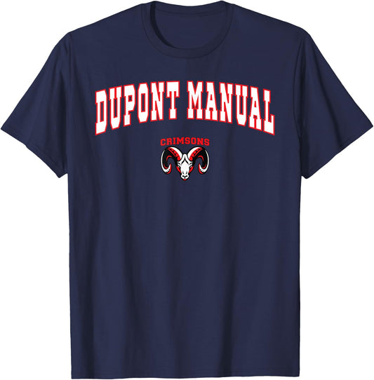 Dupont Manual High School Rams T-Shirt - T-Shirt | Navy