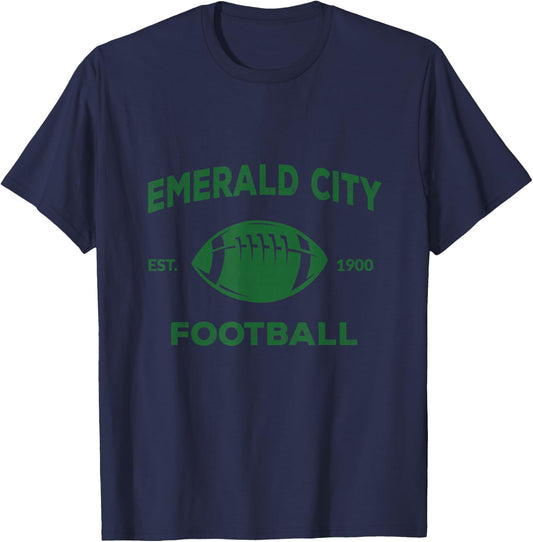 Wizard of Oz Emerald City Football Costume Gift T-Shirt - T-Shirt | Navy