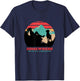Somewhere With My Labrador Woman Hiking Camping T-Shirt - T-Shirt | Navy