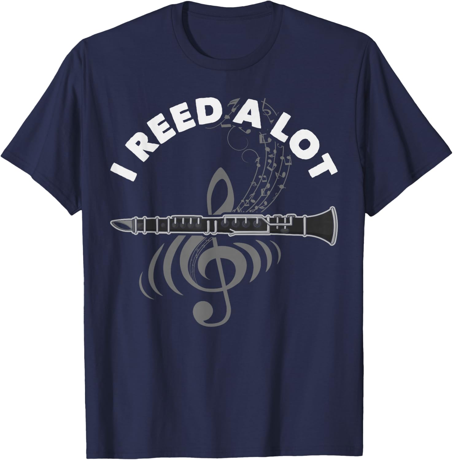Funny Orchestra Musician Clarinetist Gift Clarinet T-Shirt - T-Shirt | Navy