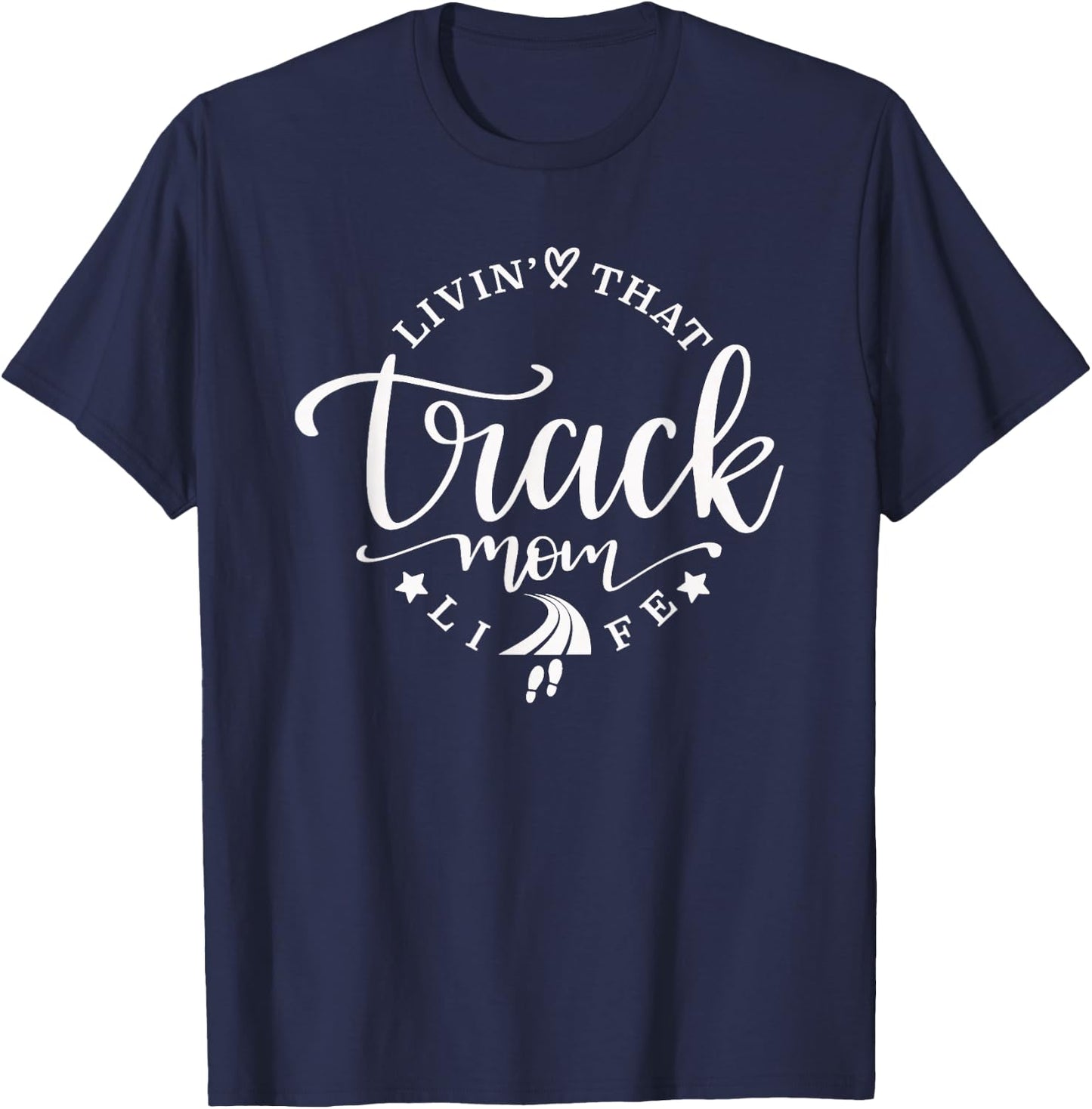 Track Mom T-Shirt - T-Shirt | Navy