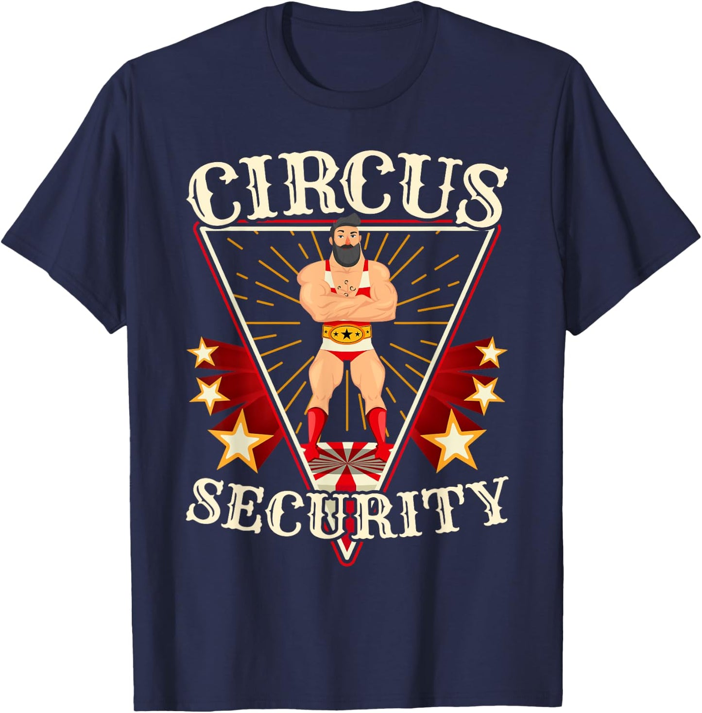 Circus Security Shirts - Circus Party Shirts - Circus T-Shirt - T-Shirt | Navy