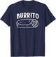 Burrito Taco Taquito Funny Mexican Food Matching Family T-Shirt - T-Shirt | Navy