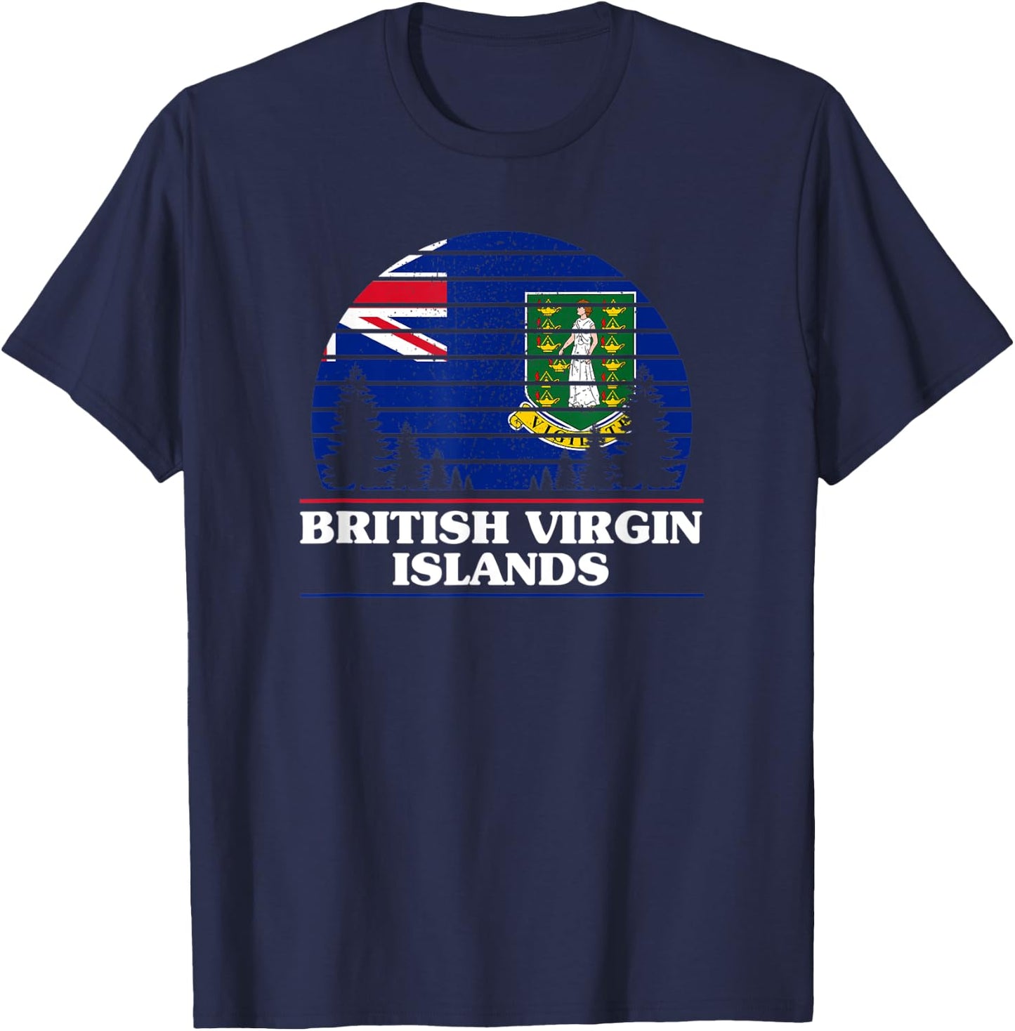British Virgin Islands T-Shirt - T-Shirt | Navy