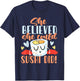 She Believed She Could Make Sushi T-Shirt - T-Shirt | Navy