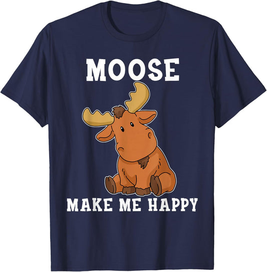 Moose Women's Gift Kids & Baby T-Shirt - T-Shirt | Navy