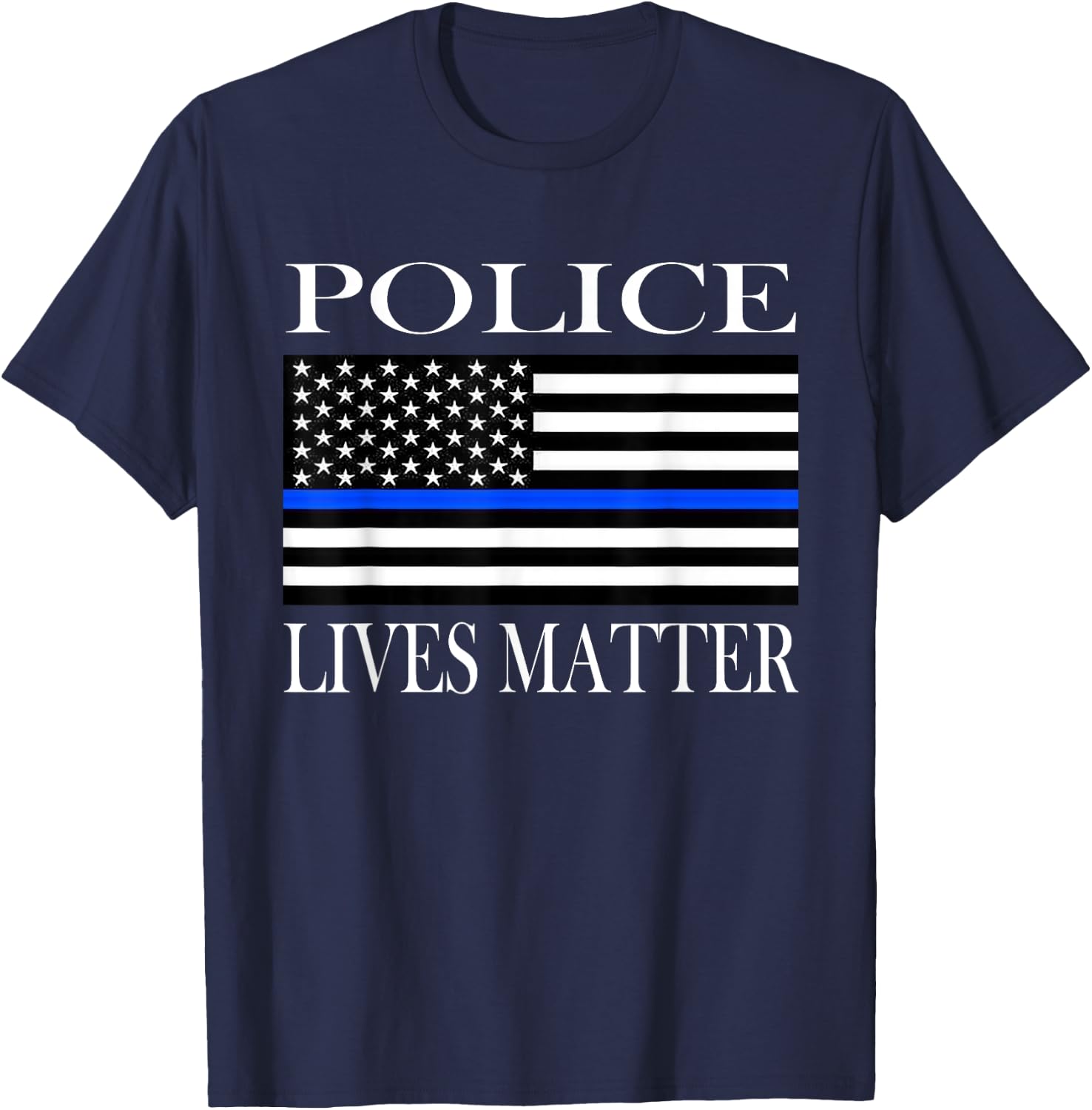 Police Lives Matter T-Shirt - T-Shirt | Navy