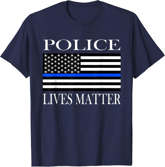 Police Lives Matter T-Shirt - T-Shirt | Navy