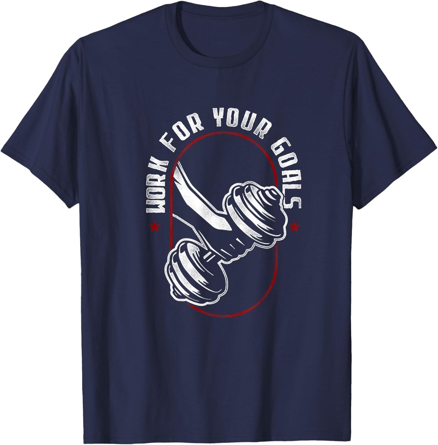 Fitness Motivation Inspirational Quote Fitness T-Shirt - T-Shirt | Navy