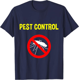 Pest Control Funny Halloween Costume Exterminator T-Shirt - T-Shirt | Navy