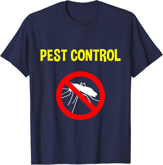Pest Control Funny Halloween Costume Exterminator T-Shirt - T-Shirt | Navy