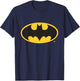 Kids DC Kids Batman Logo Classic T-Shirt - T-Shirt | Navy