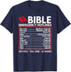 Bible Emergency Numbers - Funny Christian Bible & Jesus T-Shirt - T-Shirt | Navy