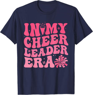 In My Cheerleader Era Cheerleading Funny Cheer Women Girls T-Shirt - T-Shirt | Navy