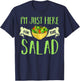 I Love Salad Vegan Dressing Bowl T-Shirt - T-Shirt | Navy