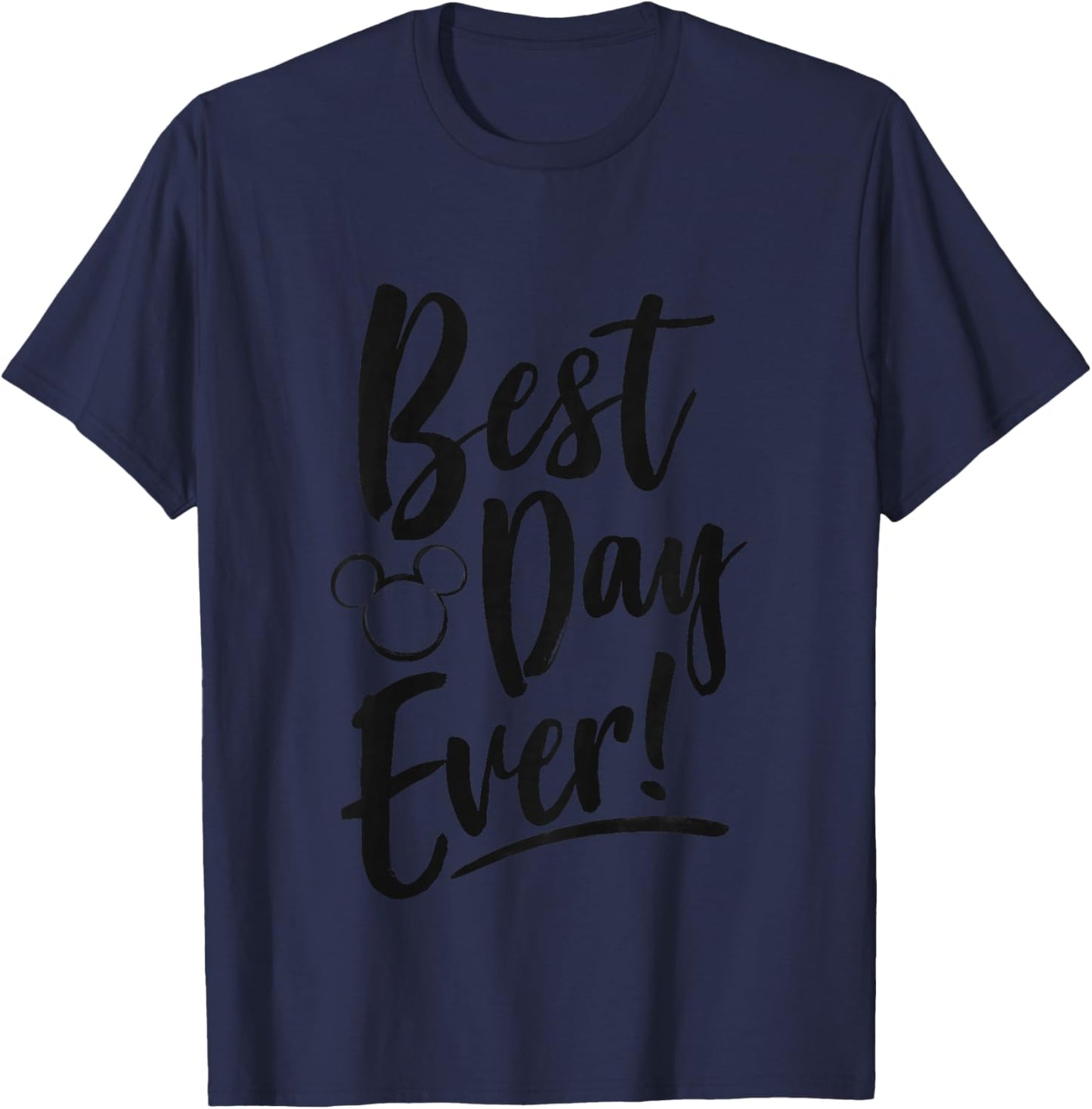 Kids Disney Mickey and Friends Best Day Ever Toddler Youth T-Shirt - T-Shirt | Navy