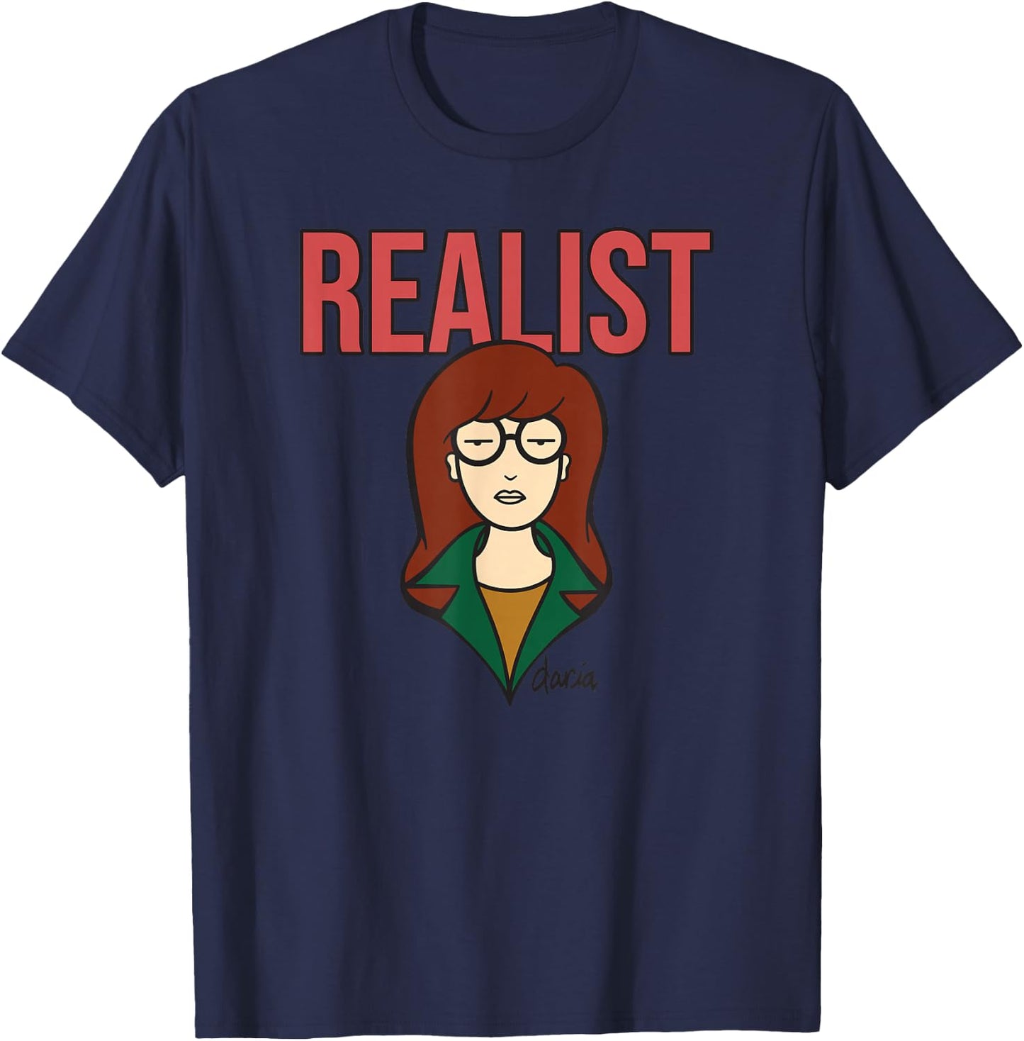 Daria the Realist T-Shirt - T-Shirt | Navy