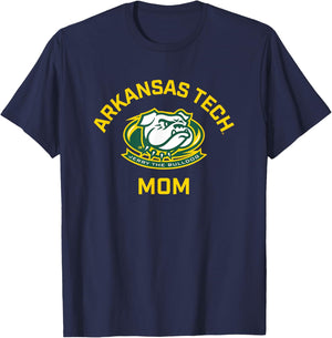 Arkansas Tech University ATU Wonder Boys Arched Mom T-Shirt - T-Shirt | Navy