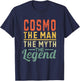 Cosmo The Man of Myth The Legend Name Cosmo T-Shirt - T-Shirt | Navy
