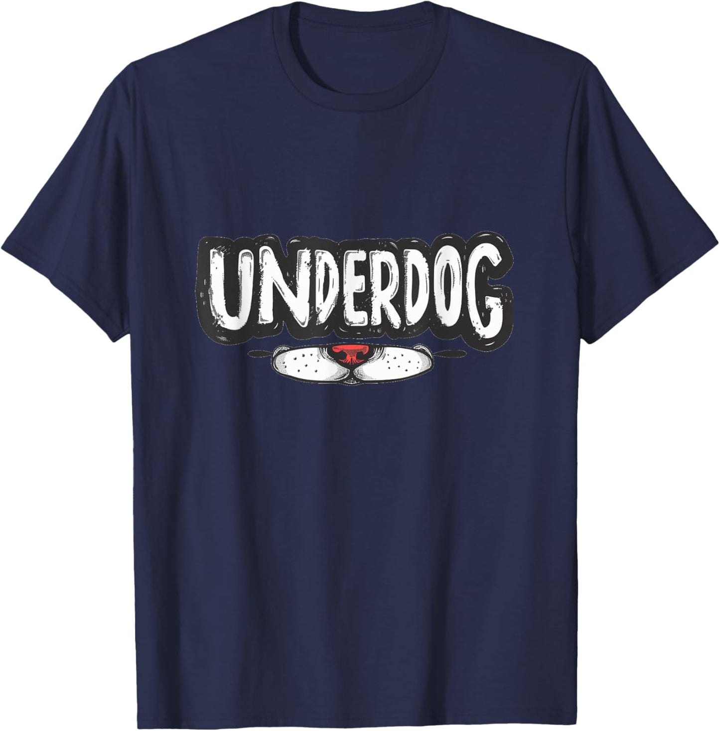 Trendy Underdog Statement Look for Modern Style T-Shirt - T-Shirt | Navy