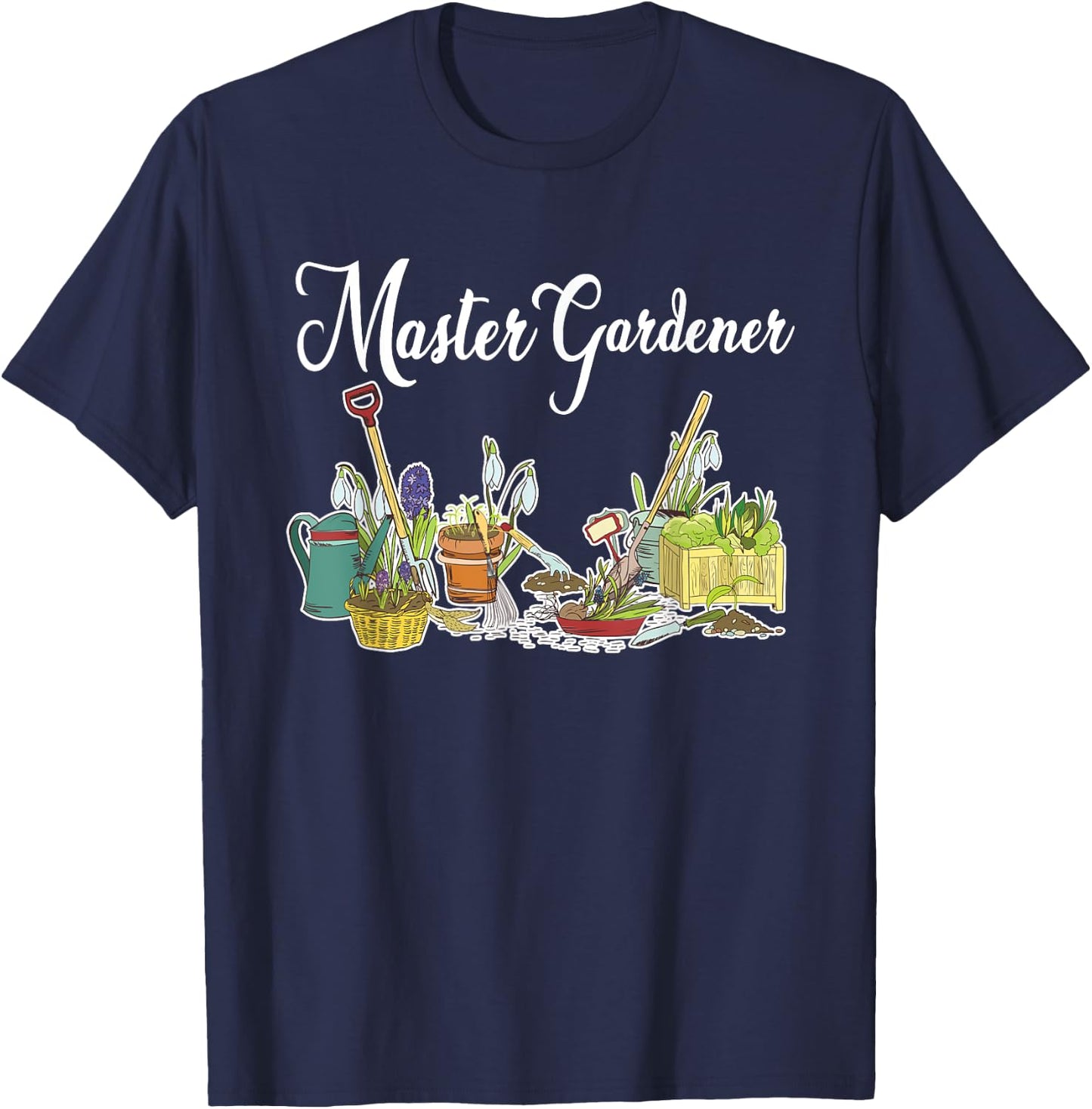 Master Gardener Gardening T-Shirt - T-Shirt | Navy