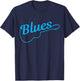 Blues Music Guitar Guitar Musician Vintage T-Shirt - T-Shirt | Navy